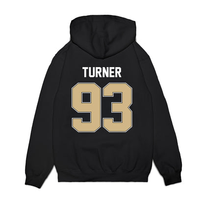 Purdue - NCAA Football : Seth Turner - Vintage Helmet Premium Hooded Sweatshirt-1