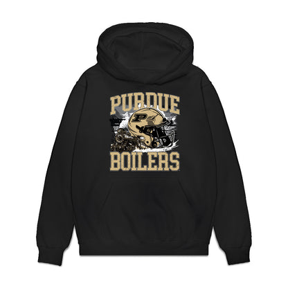 Purdue - NCAA Football : An'Darius Coffey - Vintage Helmet Premium Hooded Sweatshirt-0