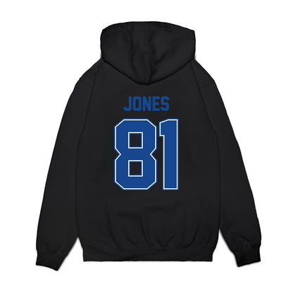 Boise State - NCAA Football : Kamryn Jones - Vintage Helmet Premium Hooded Sweatshirt-1