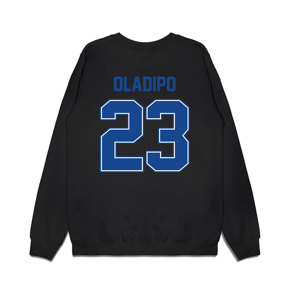 Boise State - NCAA Football : Seyi Oladipo - Vintage Helmet Premium Crewneck Sweatshirt-1