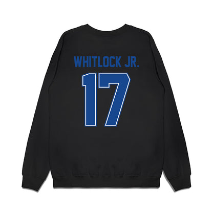 Boise State - NCAA Football : Demetric Whitlock Jr. - Vintage Helmet Premium Crewneck Sweatshirt-1