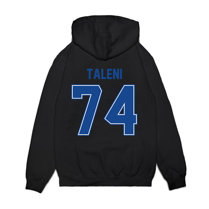 Boise State - NCAA Football : Alma Taleni - Vintage Helmet Premium Hooded Sweatshirt-1