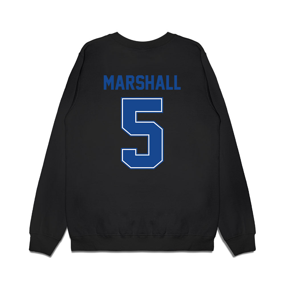 Boise State - NCAA Football : Chris Marshall - Vintage Helmet Premium Crewneck Sweatshirt-1