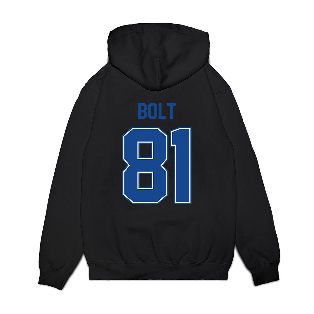 Boise State - NCAA Football : Austin Bolt - Vintage Helmet Premium Hooded Sweatshirt-1