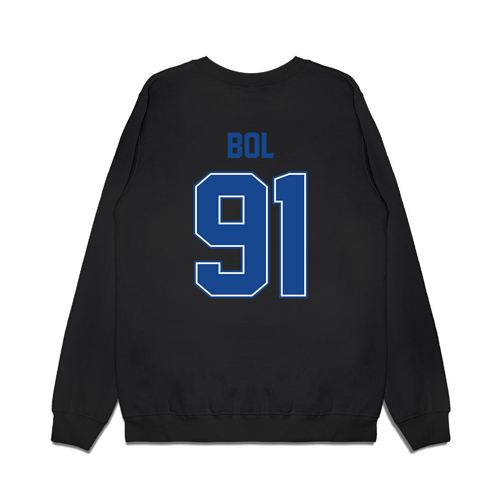 Boise State - NCAA Football : Bol Bol - Vintage Helmet Premium Crewneck Sweatshirt-1