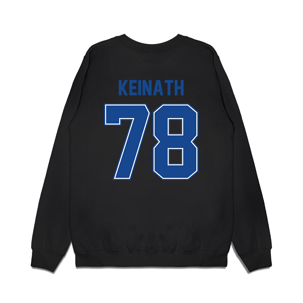 Boise State - NCAA Football : Tyler Keinath - Vintage Helmet Premium Crewneck Sweatshirt-1
