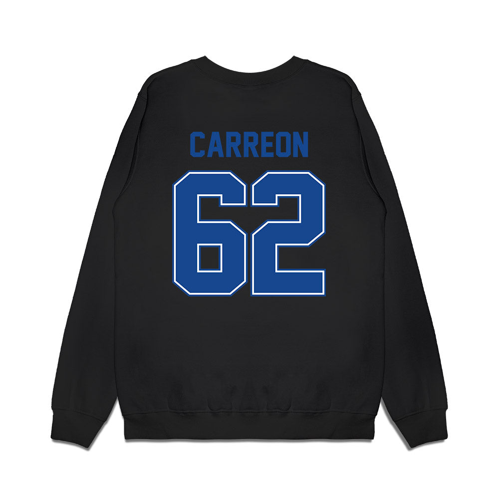 Boise State - NCAA Football : Rogelio Carreon - Vintage Helmet Premium Crewneck Sweatshirt-1