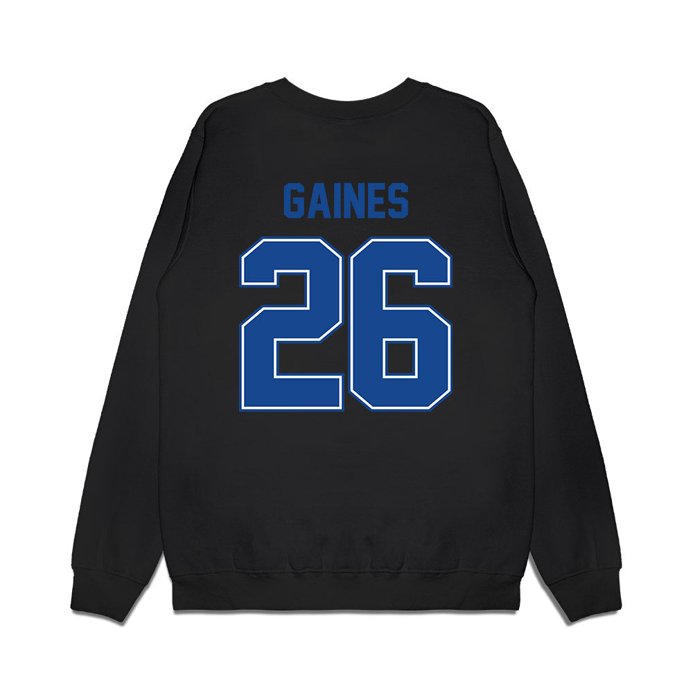 Boise State - NCAA Football : Sire Gaines - Vintage Helmet Premium Crewneck Sweatshirt-1