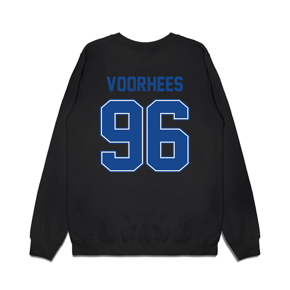 Boise State - NCAA Football : Luke Voorhees - Vintage Helmet Premium Crewneck Sweatshirt-1