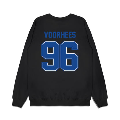 Boise State - NCAA Football : Luke Voorhees - Vintage Helmet Premium Crewneck Sweatshirt-1