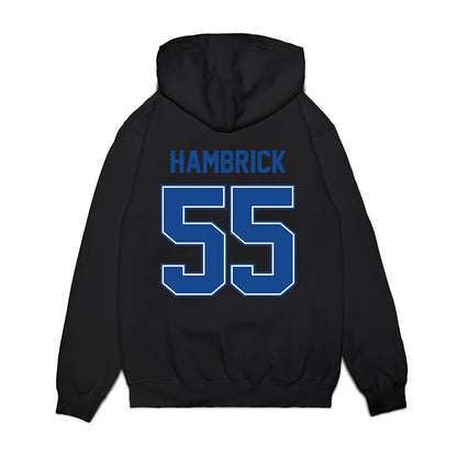 Boise State - NCAA Football : Gavin Hambrick - Vintage Helmet Premium Hooded Sweatshirt-1