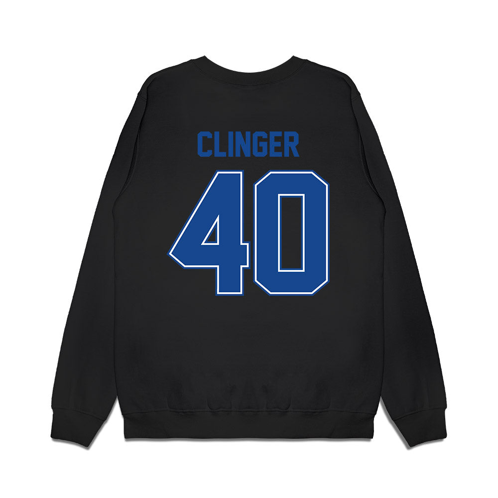Boise State - NCAA Football : Ryker Clinger - Vintage Helmet Premium Crewneck Sweatshirt-1