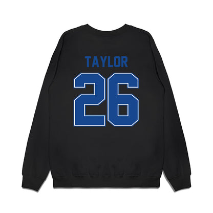 Boise State - NCAA Football : Khai Taylor - Vintage Helmet Premium Crewneck Sweatshirt-1