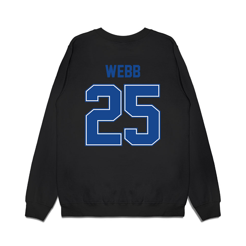 Boise State - NCAA Football : Jaylen Webb - Vintage Helmet Premium Crewneck Sweatshirt-1