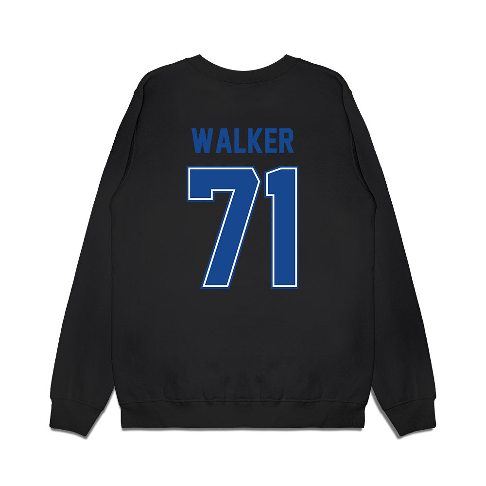 Boise State - NCAA Football : Miles Walker - Vintage Helmet Premium Crewneck Sweatshirt-1