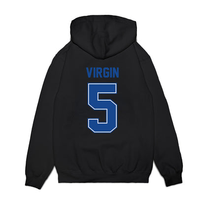 Boise State - NCAA Football : Jayden Virgin - Vintage Helmet Premium Hooded Sweatshirt-1