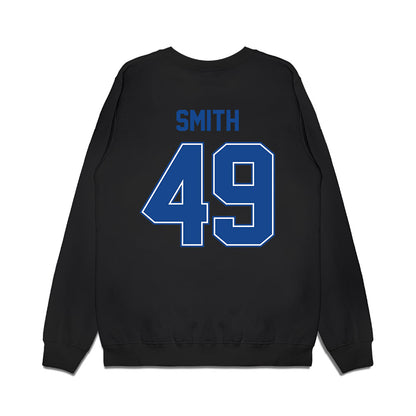 Boise State - NCAA Football : Ty Smith - Vintage Helmet Premium Crewneck Sweatshirt-1