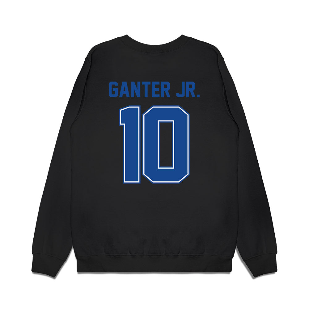 Boise State - NCAA Football : Derek Ganter Jr. - Vintage Helmet Premium Crewneck Sweatshirt-1