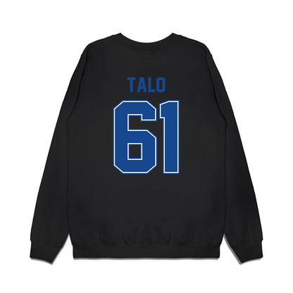 Boise State - NCAA Football : JJ Talo - Vintage Helmet Premium Crewneck Sweatshirt-1