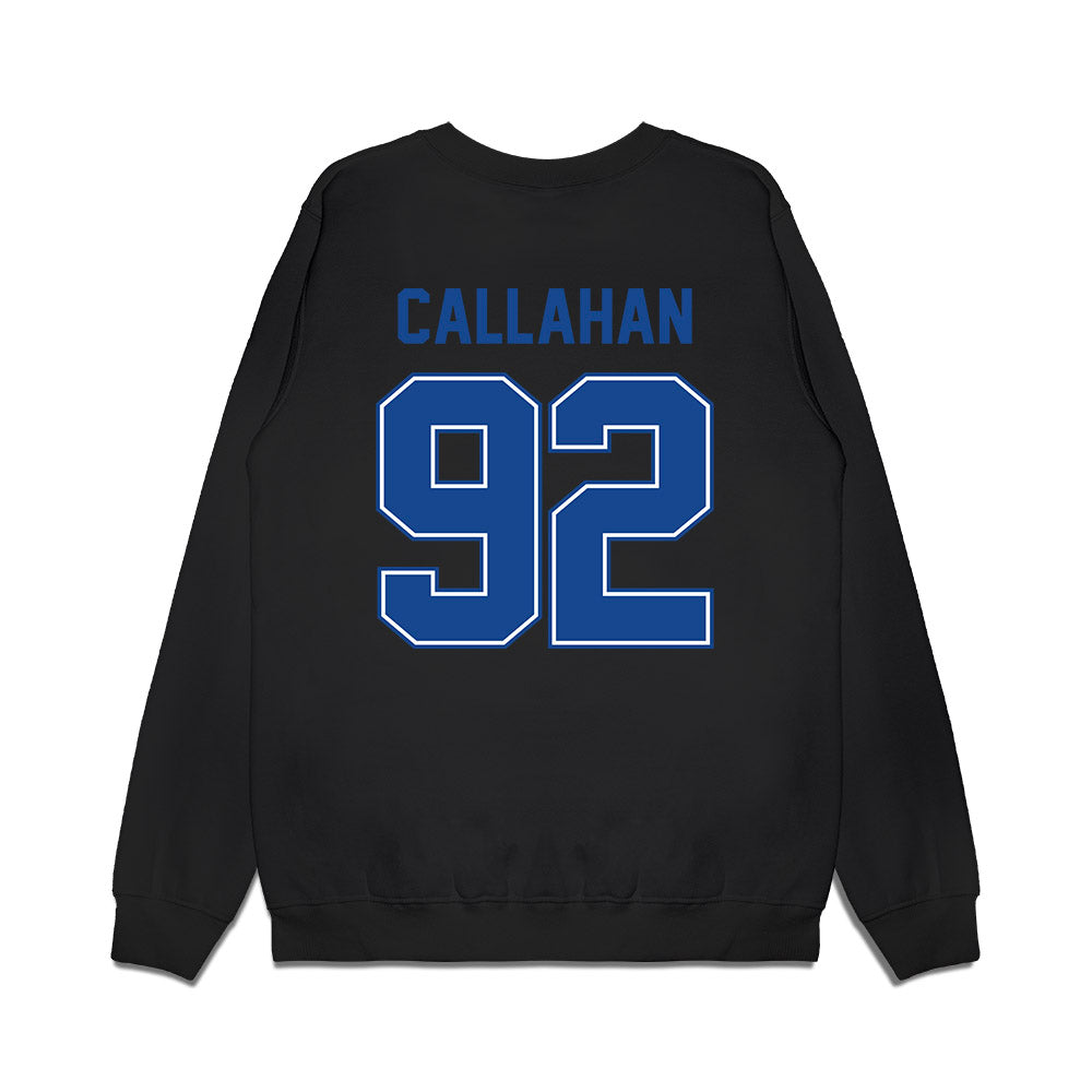 Boise State - NCAA Football : Michael Callahan - Vintage Helmet Premium Crewneck Sweatshirt-1
