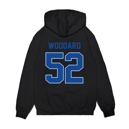 Boise State - NCAA Football : Tavion Woodard - Vintage Helmet Premium Hooded Sweatshirt-1