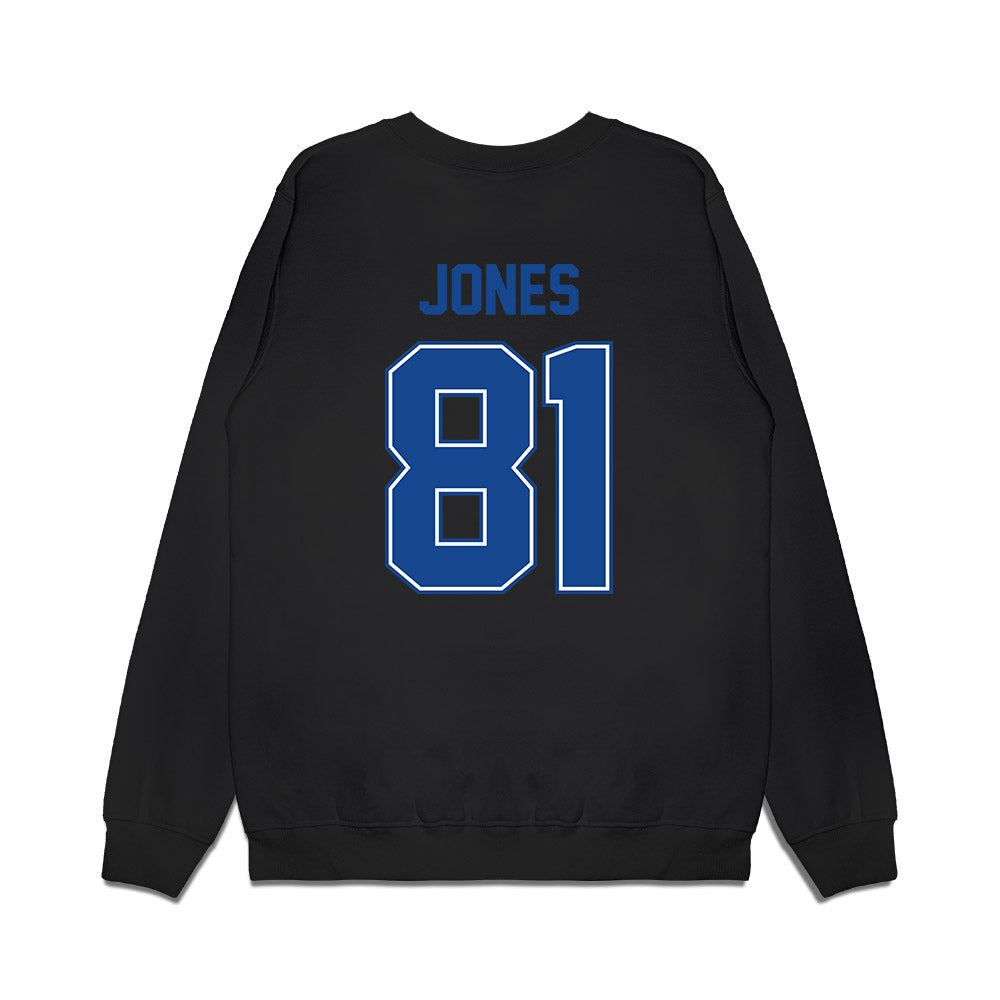 Boise State - NCAA Football : Kamryn Jones - Vintage Helmet Premium Crewneck Sweatshirt-1