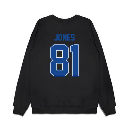Boise State - NCAA Football : Kamryn Jones - Vintage Helmet Premium Crewneck Sweatshirt-1