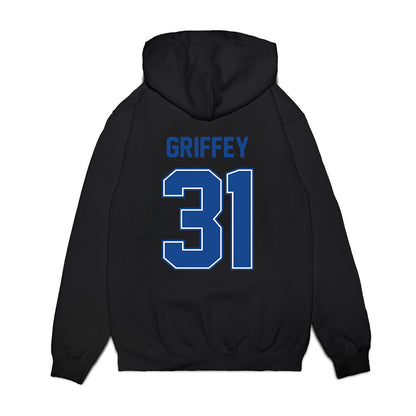 Boise State - NCAA Football : Tevin Griffey - Vintage Helmet Premium Hooded Sweatshirt-1