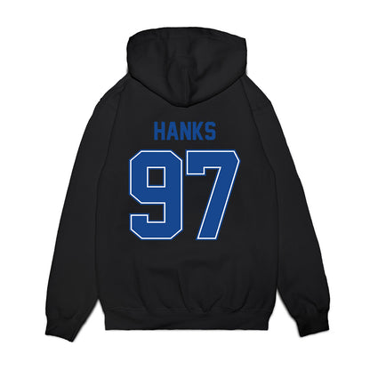 Boise State - NCAA Football : Hayden Hanks - Vintage Helmet Premium Hooded Sweatshirt-1