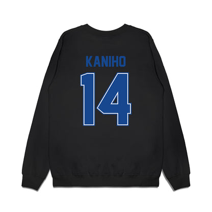 Boise State - NCAA Football : Kaonohi Kaniho - Vintage Helmet Premium Crewneck Sweatshirt-1