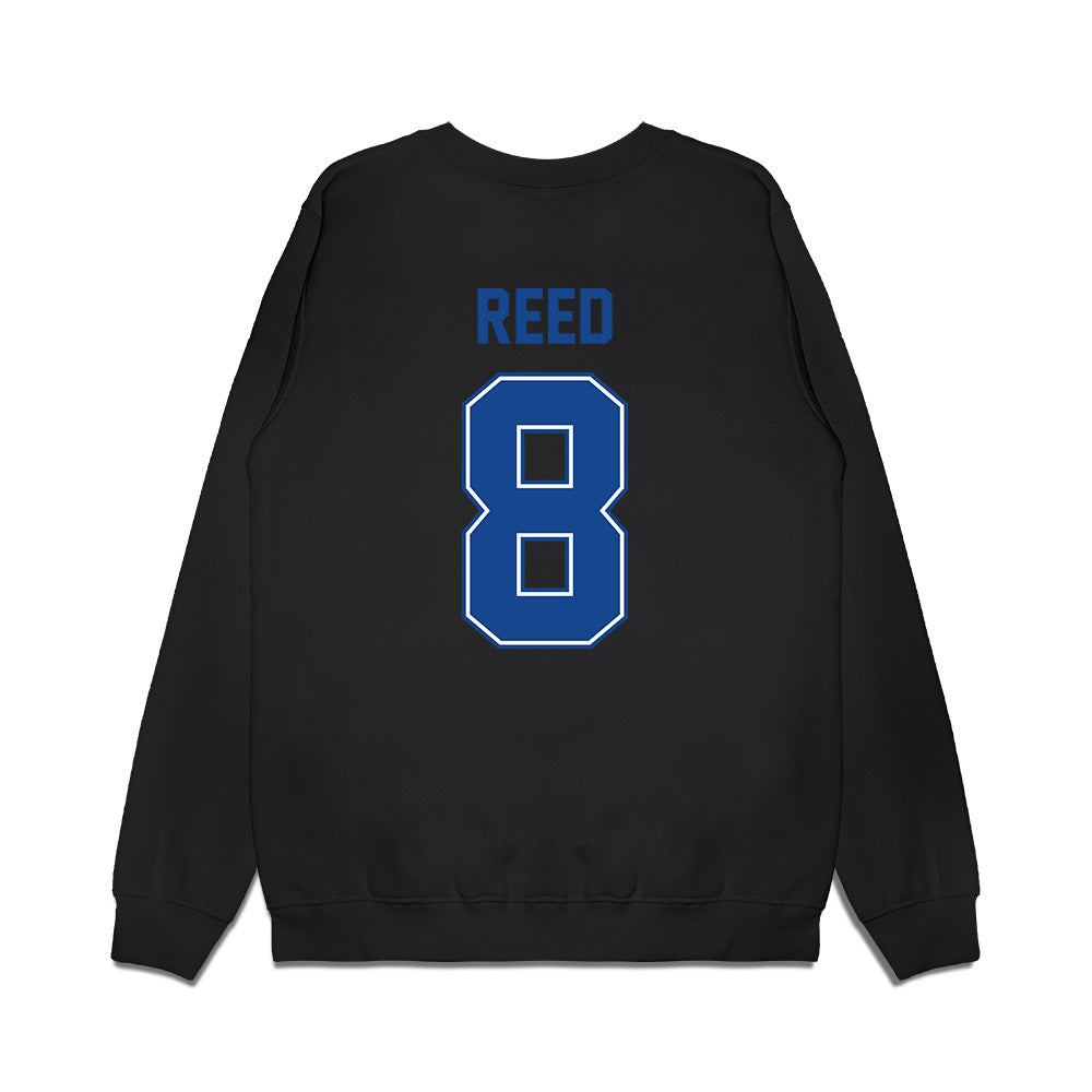 Boise State - NCAA Football : Markel Reed - Vintage Helmet Premium Crewneck Sweatshirt-1