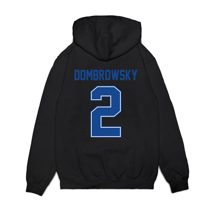 Boise State - NCAA Football : Gavin Dombrowsky - Vintage Helmet Premium Hooded Sweatshirt-1