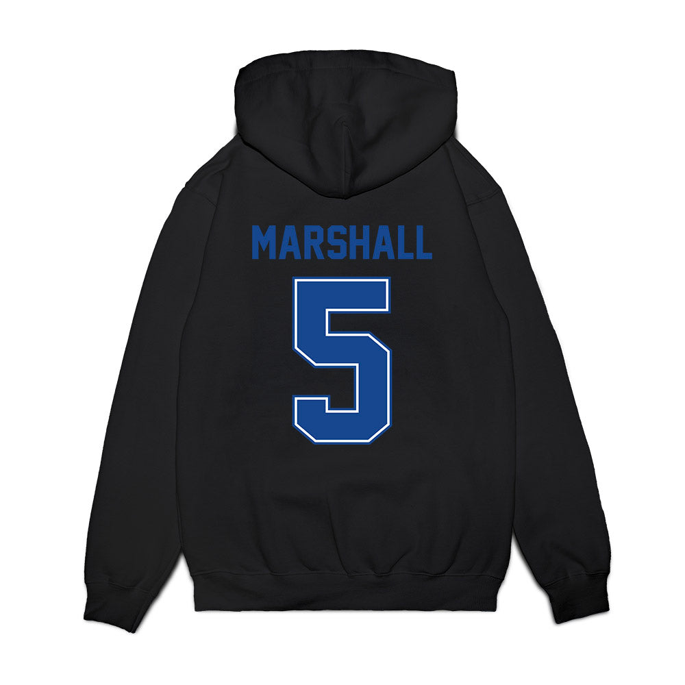Boise State - NCAA Football : Chris Marshall - Vintage Helmet Premium Hooded Sweatshirt-1