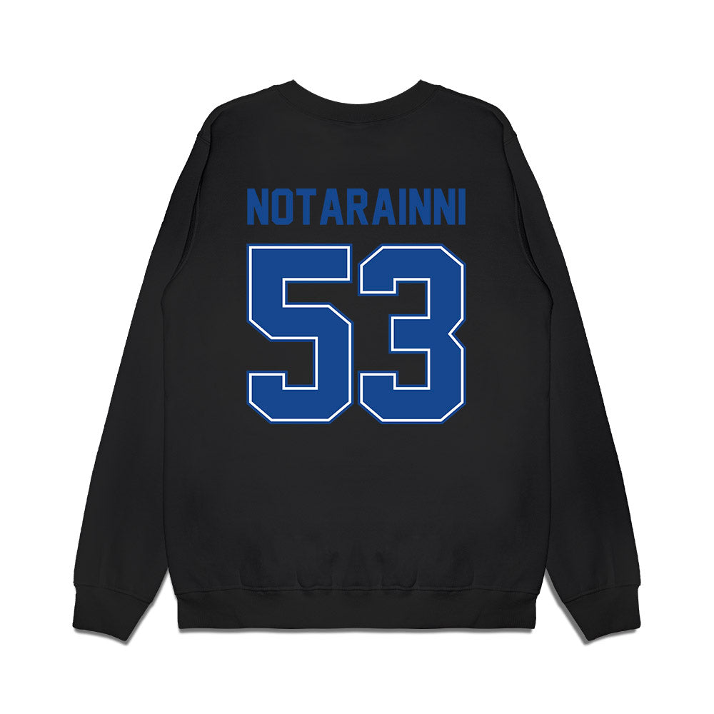Boise State - NCAA Football : Marco Notarainni - Vintage Helmet Premium Crewneck Sweatshirt-1