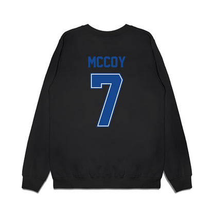 Boise State - NCAA Football : Amarion McCoy - Vintage Helmet Premium Crewneck Sweatshirt-1