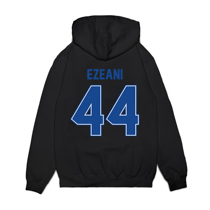 Boise State - NCAA Football : Udoka Ezeani - Vintage Helmet Premium Hooded Sweatshirt-1