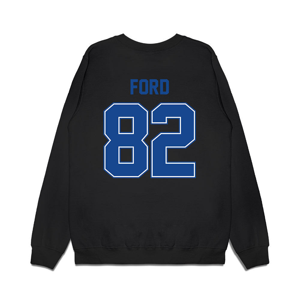 Boise State - NCAA Football : Ben Ford - Vintage Helmet Premium Crewneck Sweatshirt-1