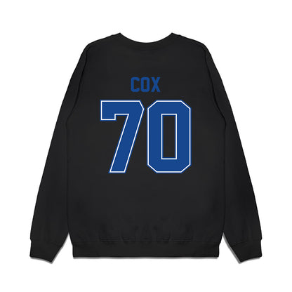 Boise State - NCAA Football : Kyle Cox - Vintage Helmet Premium Crewneck Sweatshirt-1