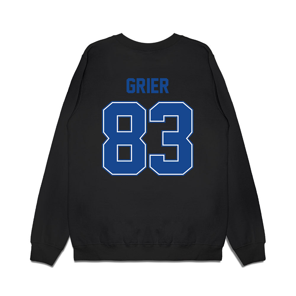 Boise State - NCAA Football : Jackson Grier - Vintage Helmet Premium Crewneck Sweatshirt-1