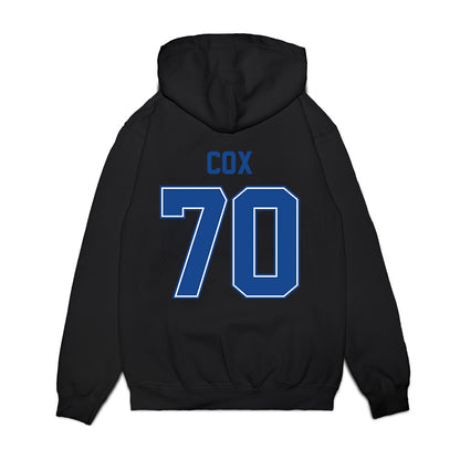 Boise State - NCAA Football : Kyle Cox - Vintage Helmet Premium Hooded Sweatshirt-1