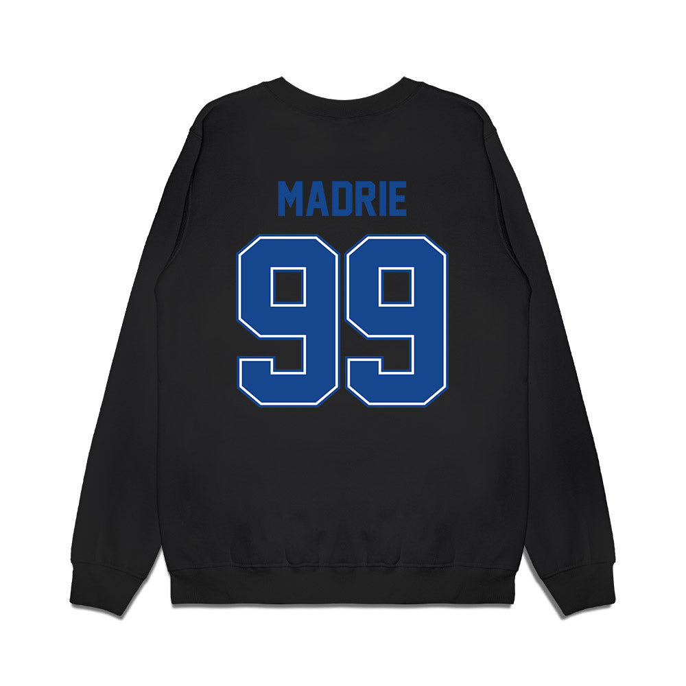Boise State - NCAA Football : Michael Madrie - Vintage Helmet Premium Crewneck Sweatshirt-1