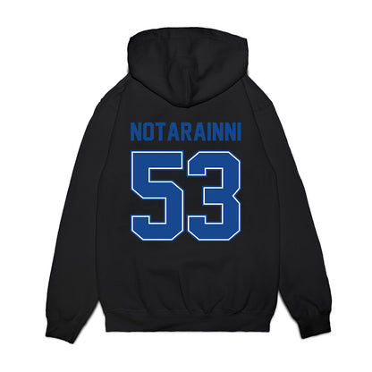 Boise State - NCAA Football : Marco Notarainni - Vintage Helmet Premium Hooded Sweatshirt-1