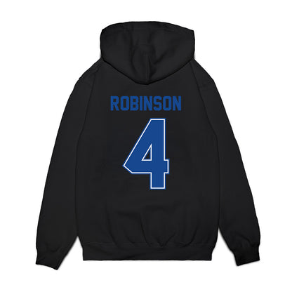 Boise State - NCAA Football : Rodney Robinson - Vintage Helmet Premium Hooded Sweatshirt-1