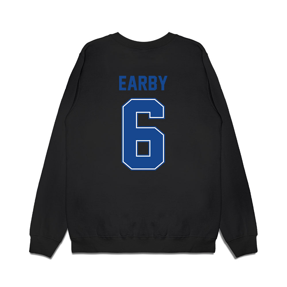 Boise State - NCAA Football : Jeremiah Earby - Vintage Helmet Premium Crewneck Sweatshirt-1