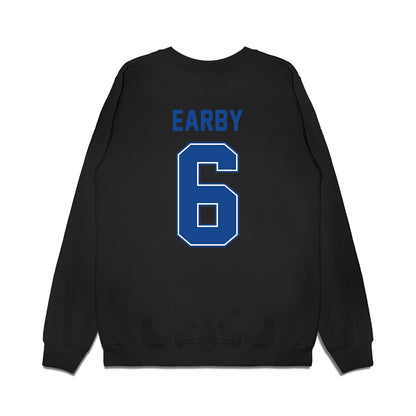 Boise State - NCAA Football : Jeremiah Earby - Vintage Helmet Premium Crewneck Sweatshirt-1