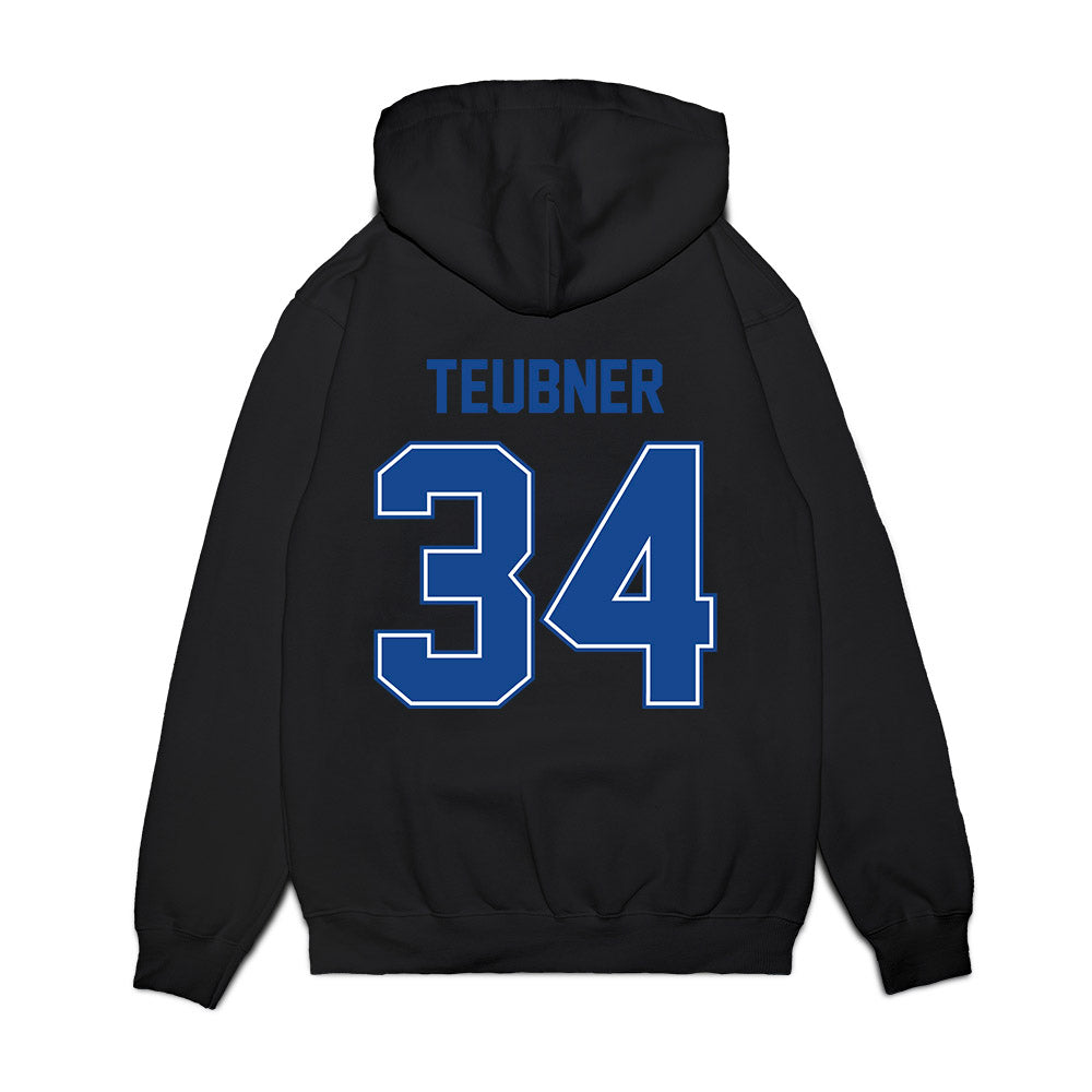 Boise State - NCAA Football : Alexander Teubner - Vintage Helmet Premium Hooded Sweatshirt-1
