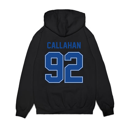 Boise State - NCAA Football : Michael Callahan - Vintage Helmet Premium Hooded Sweatshirt-1