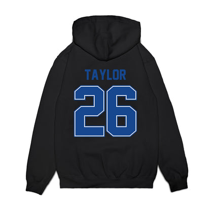 Boise State - NCAA Football : Khai Taylor - Vintage Helmet Premium Hooded Sweatshirt-1