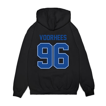 Boise State - NCAA Football : Luke Voorhees - Vintage Helmet Premium Hooded Sweatshirt-1
