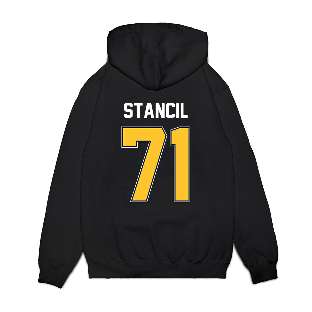 Murray State - NCAA Football : Cameron Stancil - Vintage Helmet Premium Hooded Sweatshirt-1